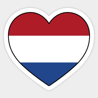 Heart - Netherlands Sticker